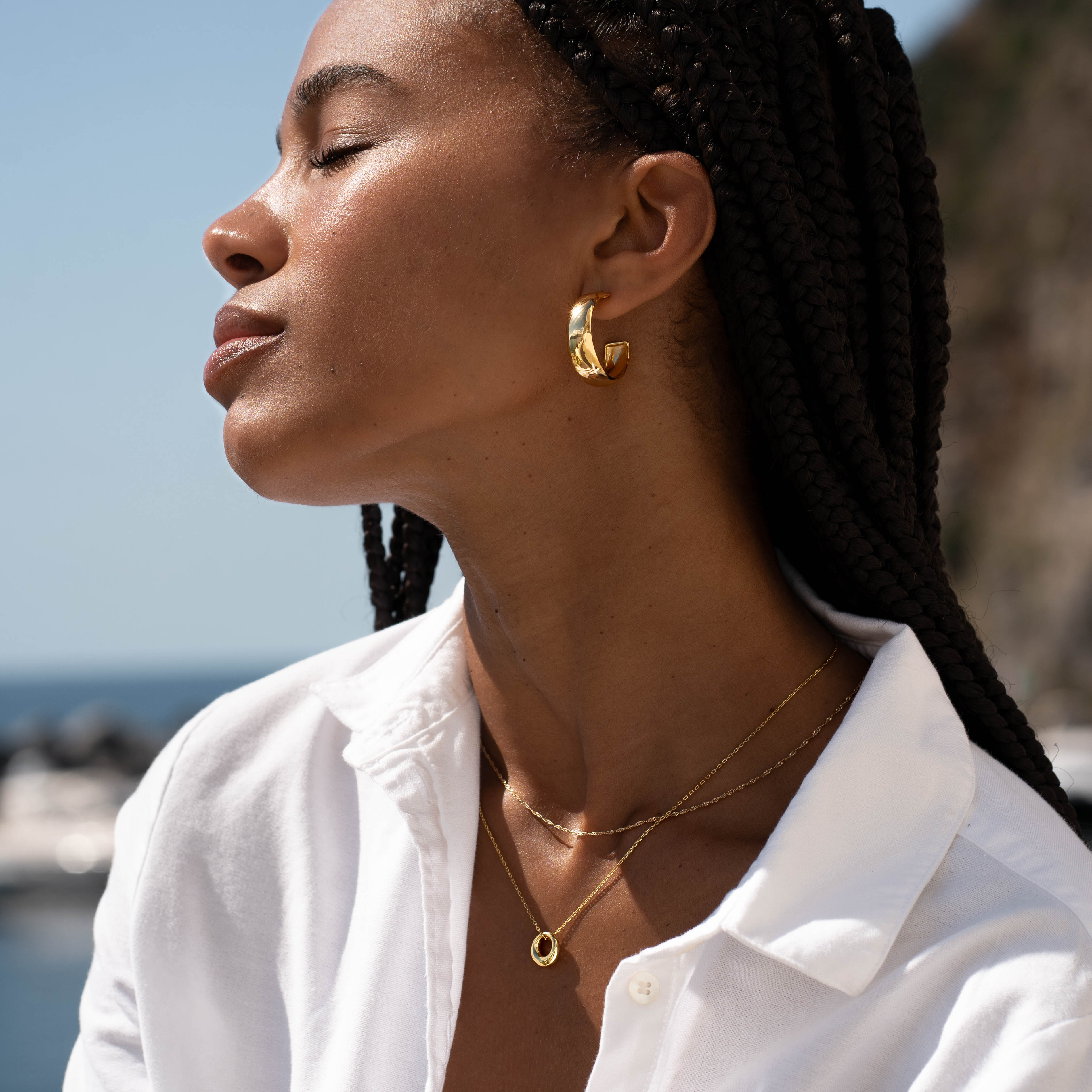 Celyssa Circle Pendant Necklace