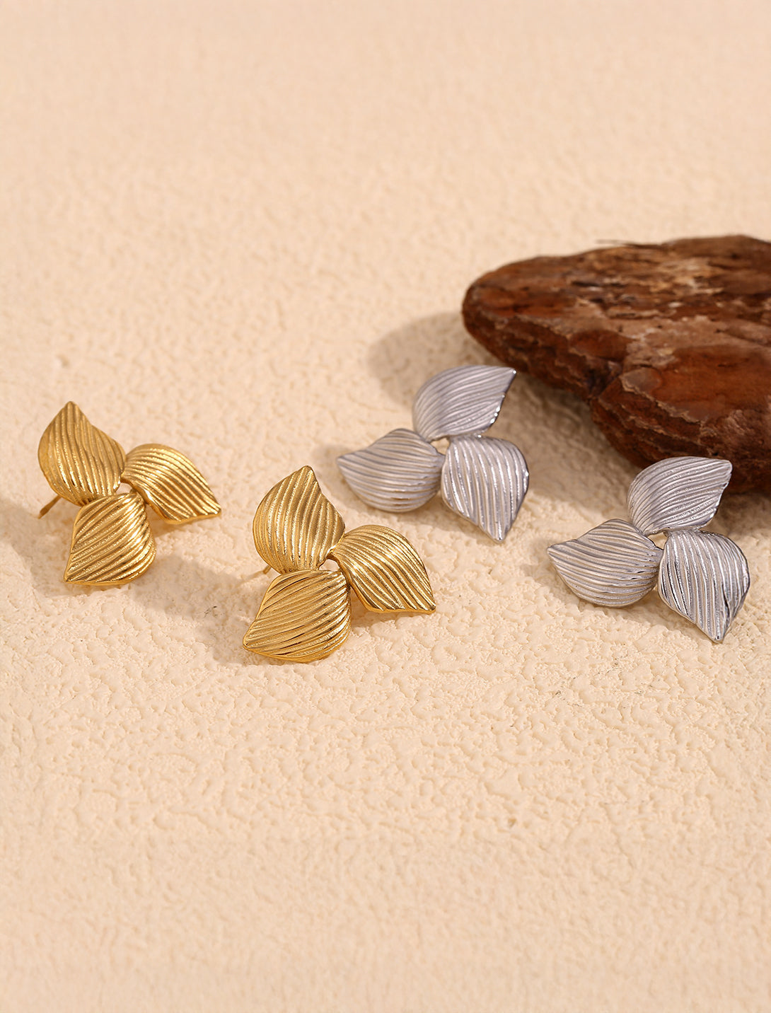 Celyssa Trio in Bloom Floral Drop Earrings