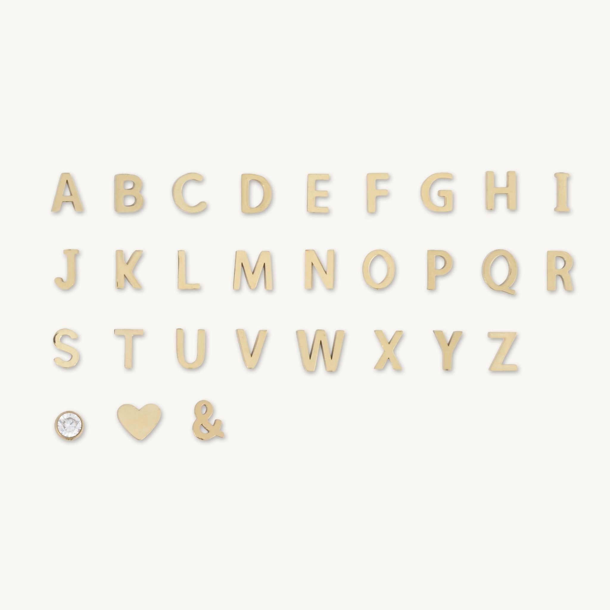 Celyssa Sideways Single Initial Letter Bracelet in 18K Gold Vermeil / C