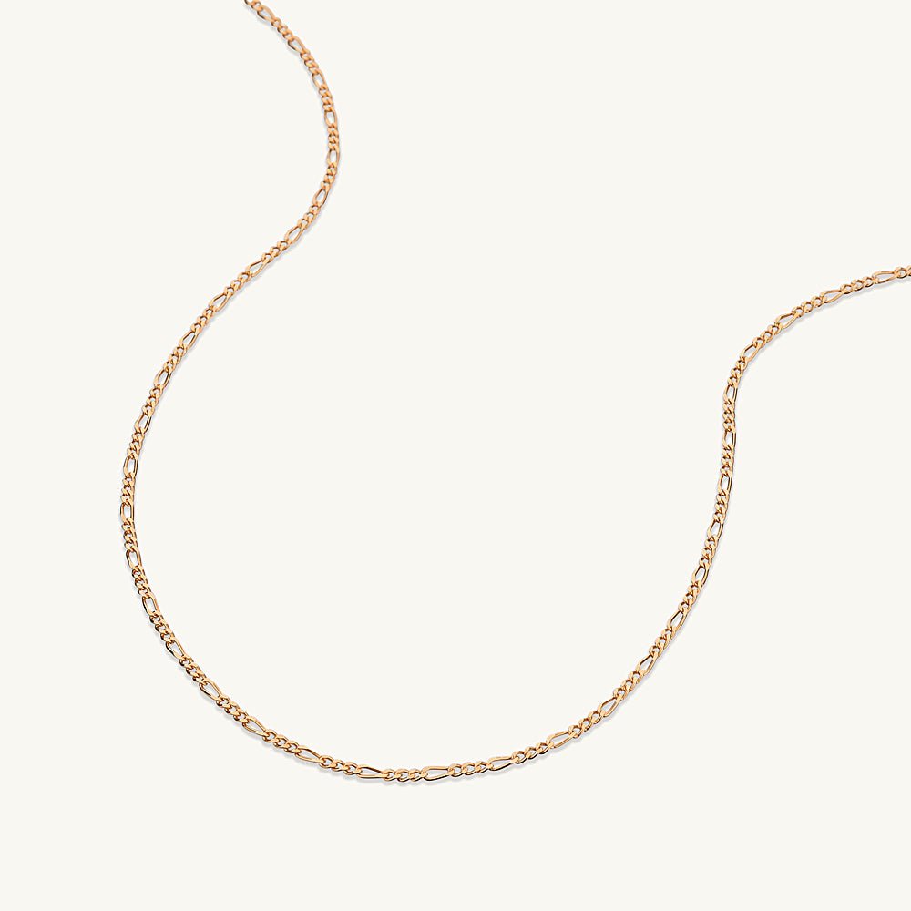 Celyssa Slim Figaro Chain Necklace
