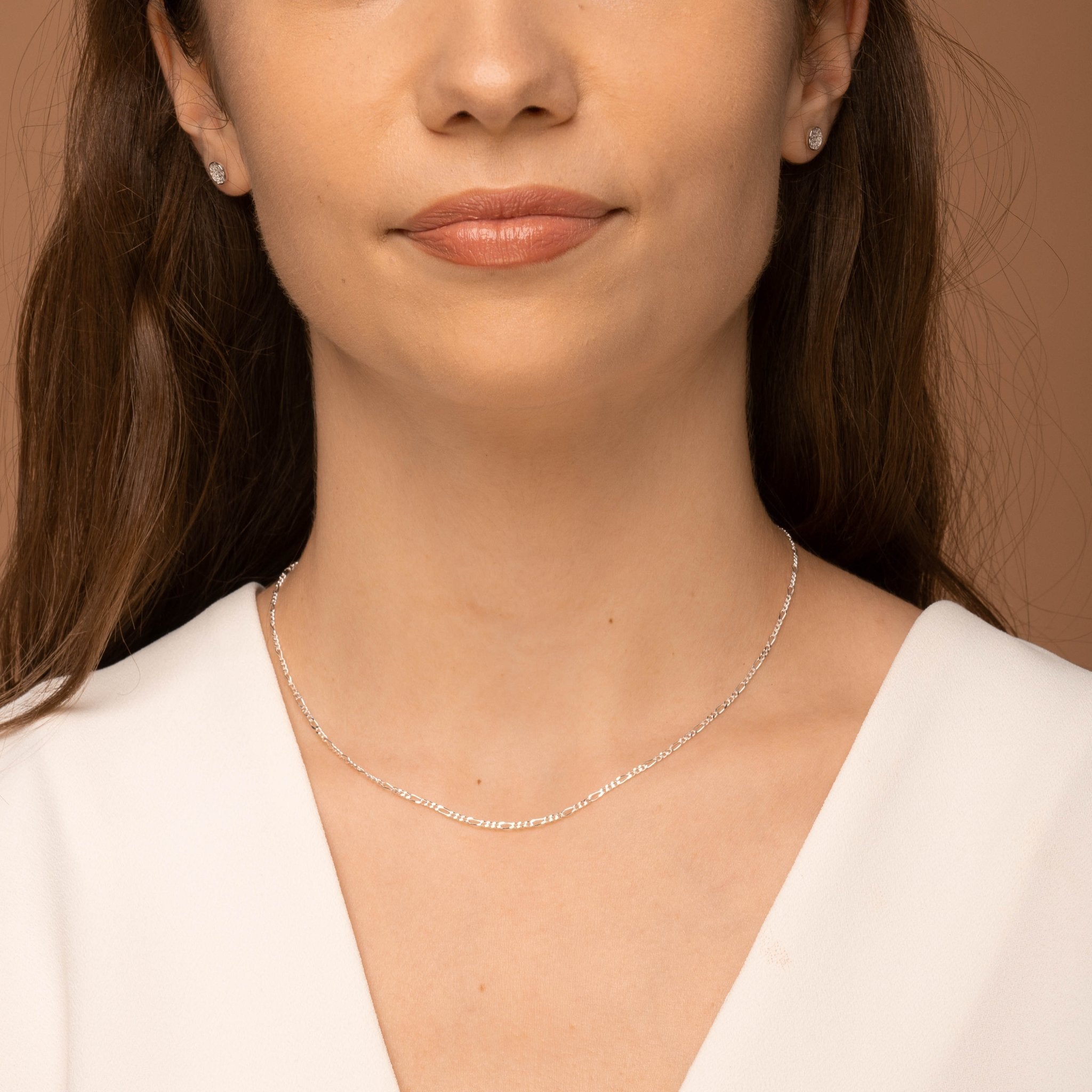 Celyssa Slim Figaro Chain Necklace