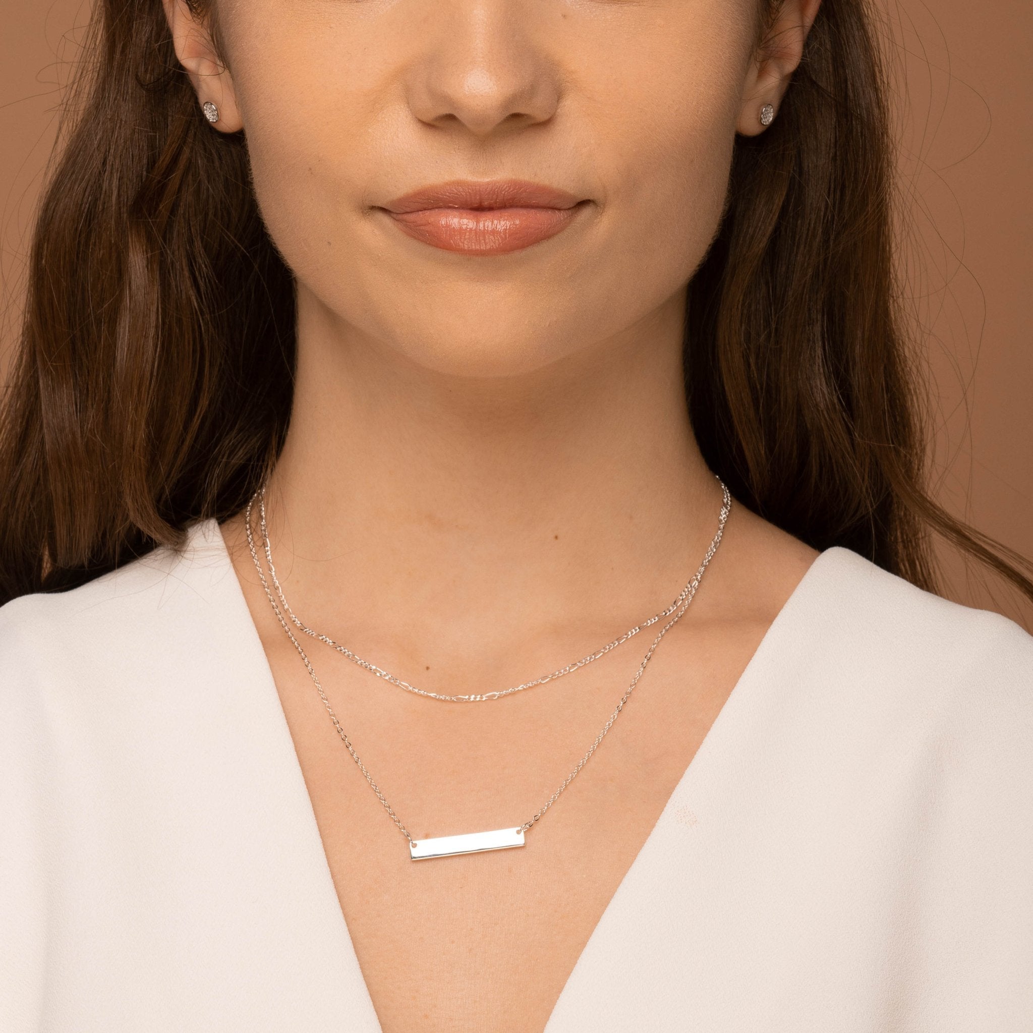Celyssa Slim Figaro Chain Necklace