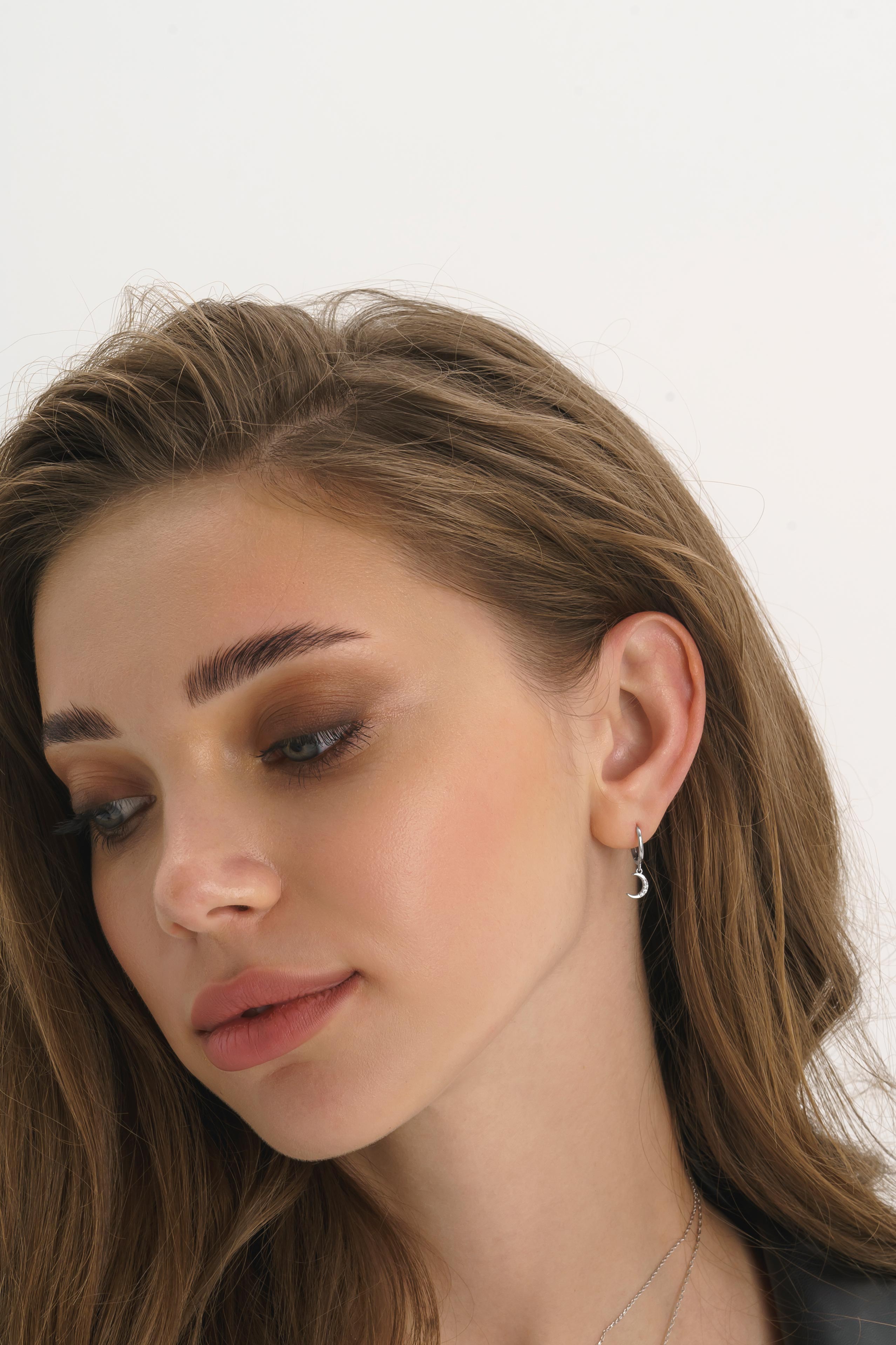 Celyssa Star and Crescent Moon Earrings