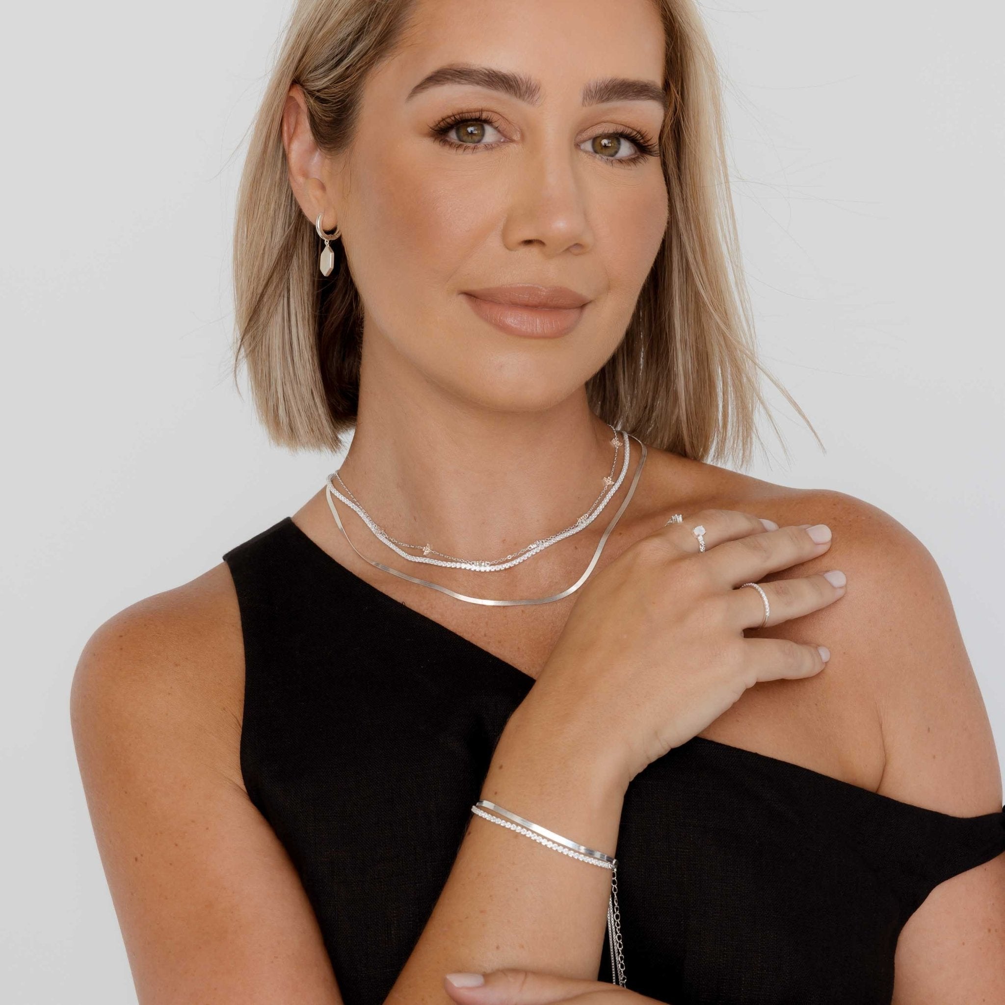 Celyssa Adjustable Tennis Sapphire Bracelet