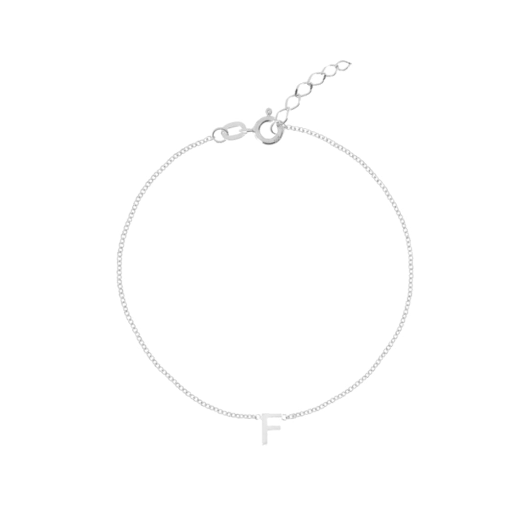 Celyssa The Original Single Initial Letter Bracelet in 18K Gold Vermeil / K